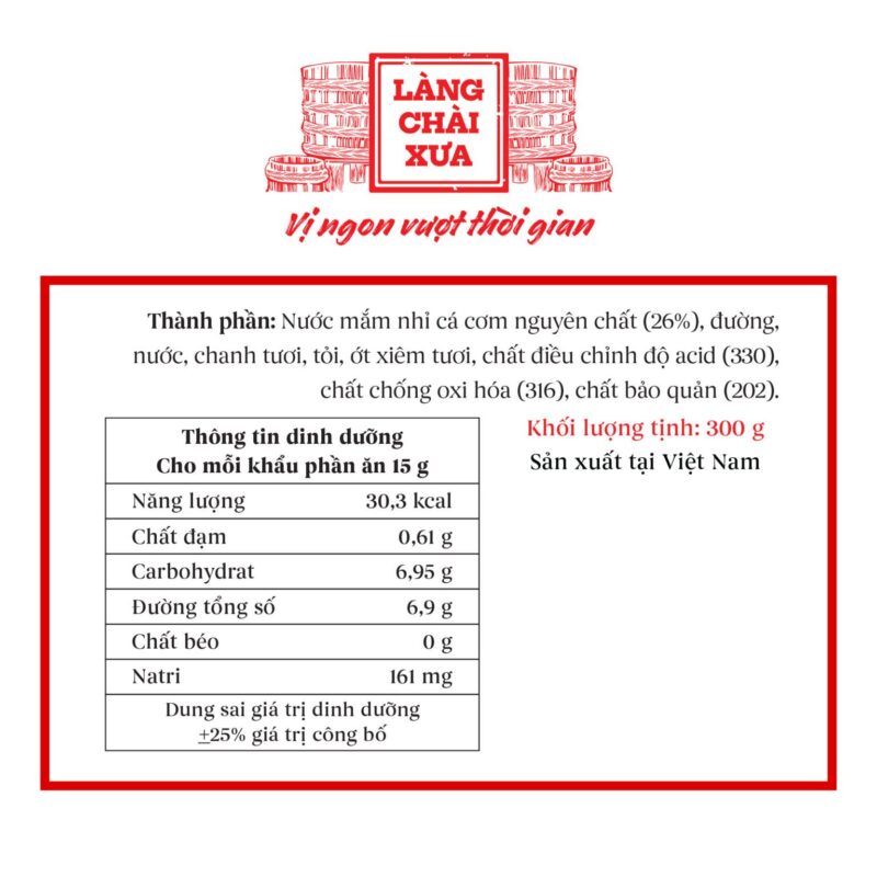 Alternative view of Nước Mắm Chua Ngọt Cao Cấp 300g