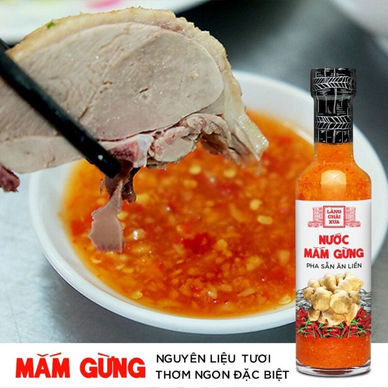 Nước Mắm Gừng Tỏi Ớt 300g - Làng Chài Xưa 13 nuoc mam gung toi ot 300g lang chai xua 4