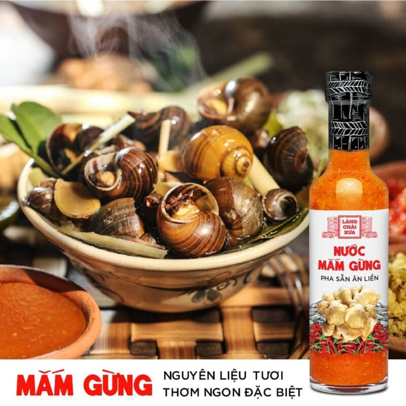 Nước Mắm Gừng Tỏi Ớt 300g - Làng Chài Xưa 12 nuoc mam gung toi ot 300g lang chai xua 7