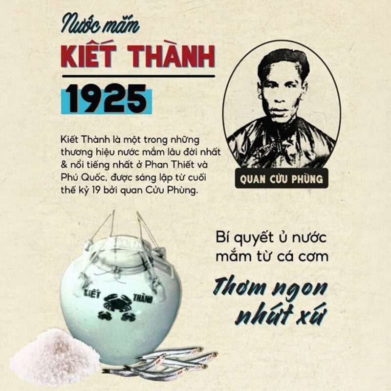 Nước mắm Kiết Thành 1925, bí quyết ủ nước mắm từ cá cơm của ông Cửu Phùng