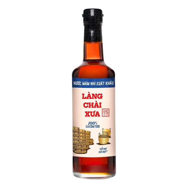 Nước Mắm Nhỉ Làng Chài Xưa Nhãn Xanh 500ml Chai Thủy Tinh - ảnh sản phẩm