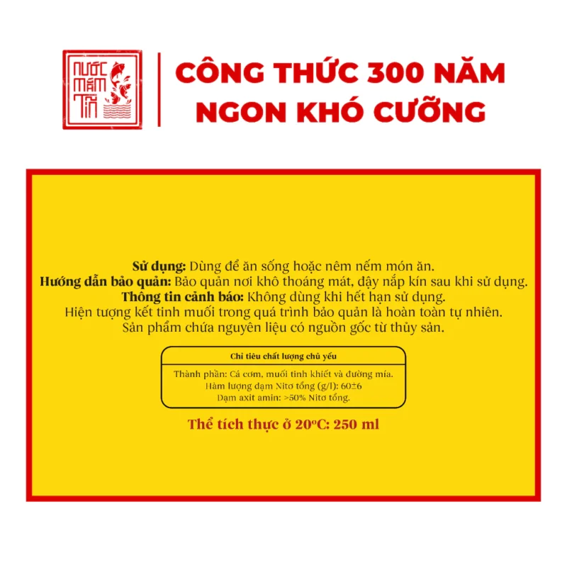 Alternative view of 01 Bình gốm nước mắm Tĩn cá cơm ruột đỏ độ đạm 60N-250ml