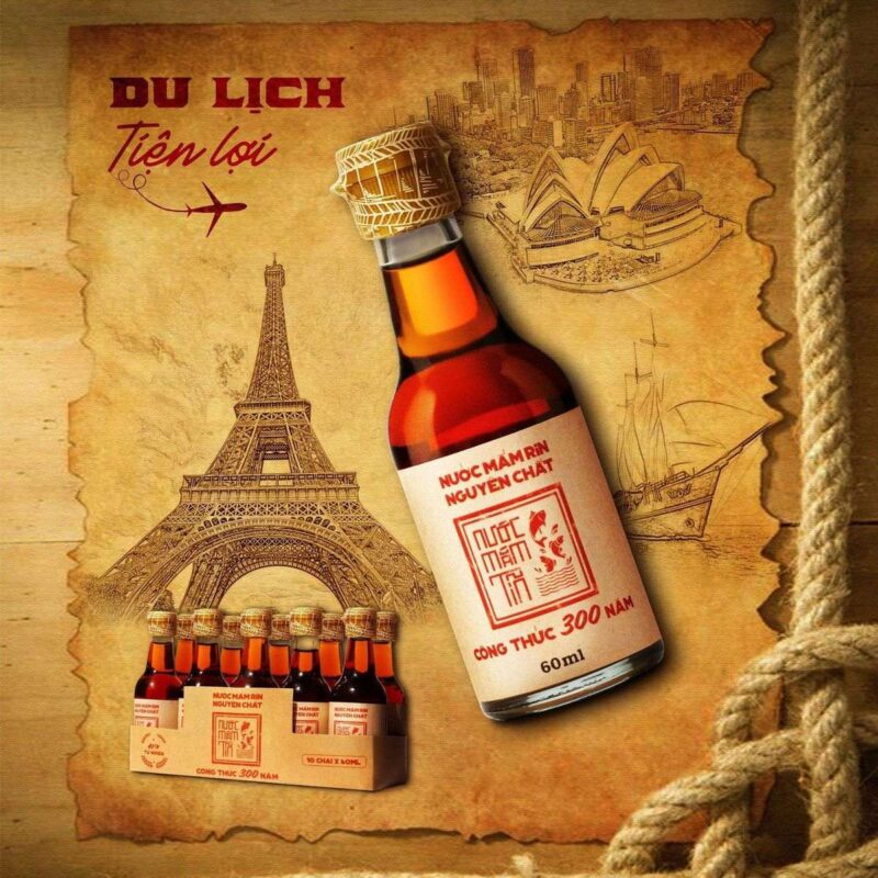 Nước mắm Tĩn mini 60ml tiện mang đi du lịch
