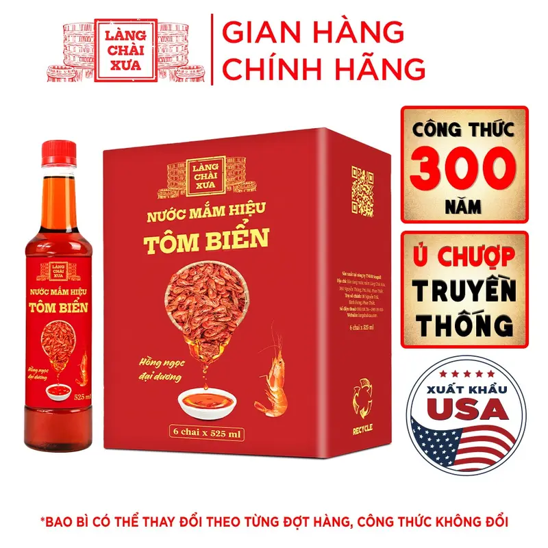 Nước Mắm Tôm Biển Hồng Ngọc Đại Dương 525ml