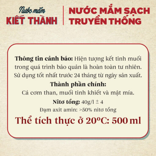 qua tet 2025 nuoc mam kiet thanh 500ml cot nhi 40 do dam nguyen chat 7 1