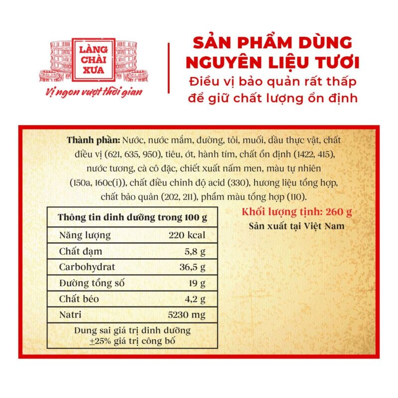 sot kho thit lang chai xua 260g chuan vi kho thit thom ngon tron vi nhu kho thu cong kho duoc 1 4kg thit 8