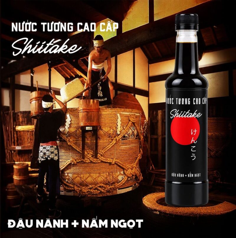Thùng 6 Chai 3 Nước Tương và 3 Nước Mắm Chay Shiitake 525ml 23 Thùng 6 Chai 3 Nước Tương và 3 Nước Mắm Chay Shiitake 525ml