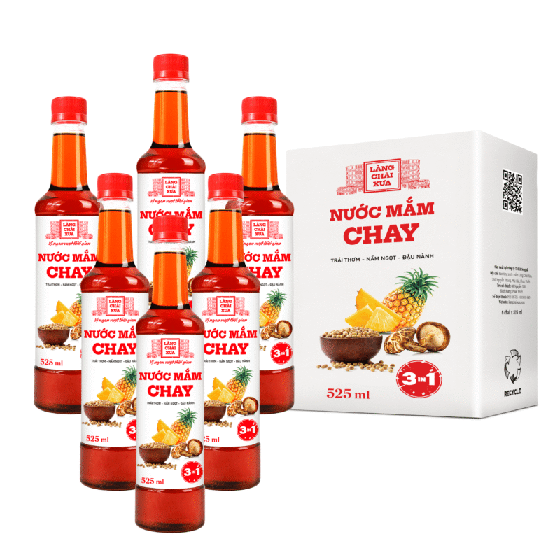 nước mắm chay 3 trong 1 làng chài xưa