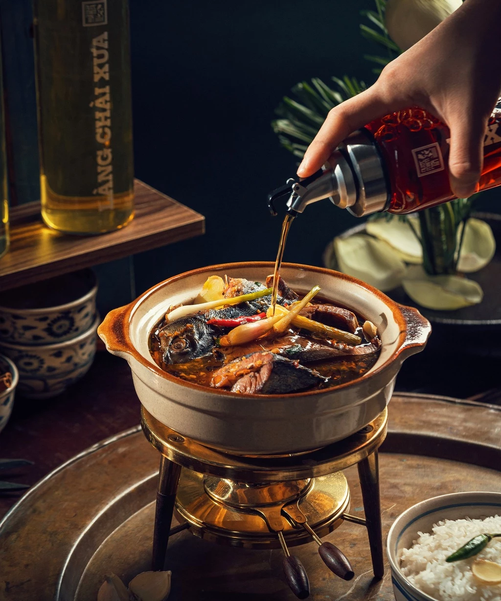 nước mắm nhỉ nhãn xanh
