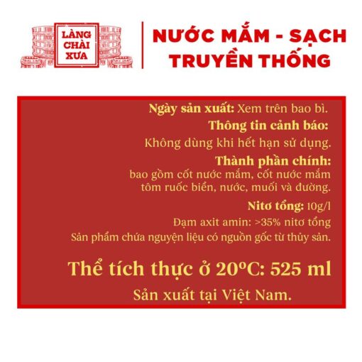 thùng 6 chai mắm tôm biển hồng ngọc đại dương