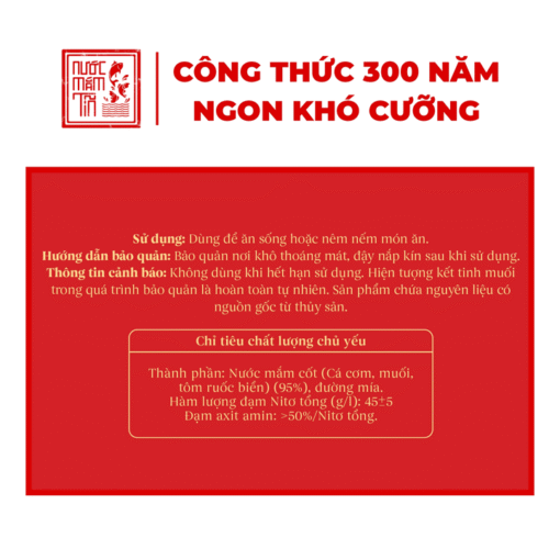Nước mắm tôm biển hồng ngọc đại dương độ đạm 45N 500ml - Làng chài xưa - Ảnh 2