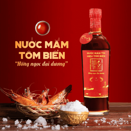 Nước mắm tôm biển hồng ngọc đại dương độ đạm 45N 500ml - Làng chài xưa - Ảnh 3
