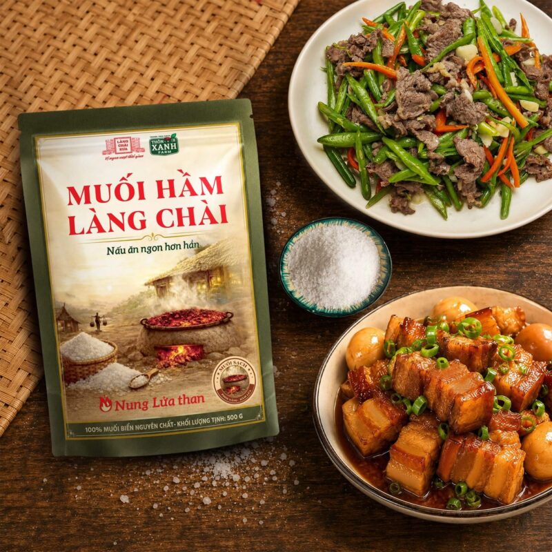 tui zip 500g muoi ham lang chai xua nau nung lua than 100 muoi bien nguyen chat 8
